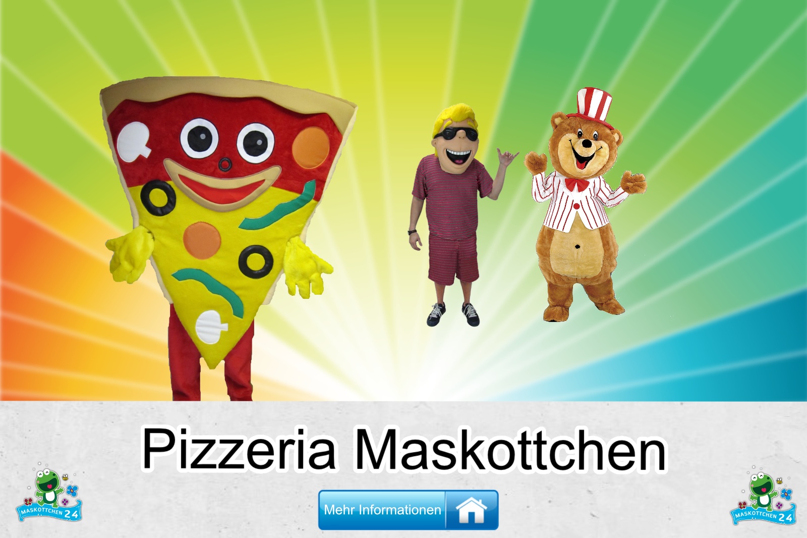 Pizzeria Maskottchen Kostüm kaufen